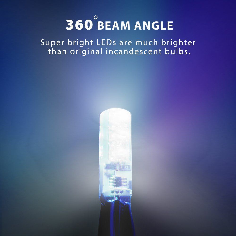 RGB Led Αυτοκινήτου 6x SMD LED CAN BUS 360° με Τηλεχειριστήριο - 2 τεμάχια